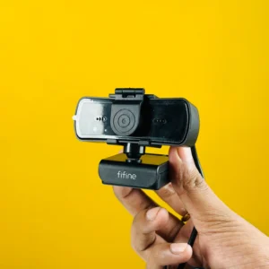 Fifine K420 Webcam 1440P, 2K Web Camera With Privacy Cover & Tripod