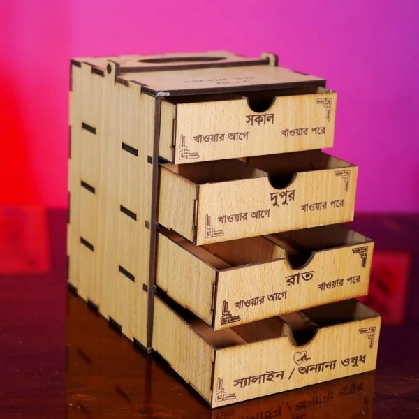 Medicine Storage Box 4 Layer