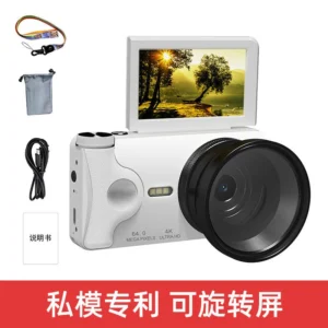 Cross-Border Popular Ccd Digital Camera for High-Definition Photography, Entry-Level Mirrorless Camera for Students, Portable Travel Vlog Camera