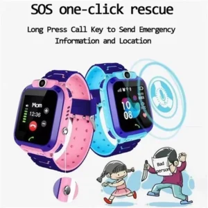 Cross-Border Q12 Smart Children's Watch with Gps, Waterproof, and Phone Features, Can Insert Sim Card, Children's Phone Watch
