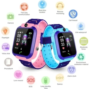 Cross-Border Q12 Smart Children's Watch with Gps, Waterproof, and Phone Features, Can Insert Sim Card, Children's Phone Watch