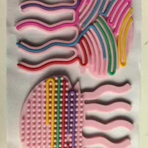 2025 New Double-Sided Silicone Children's Educational Toy Sensory Stress Relief Board Sensory Activity board