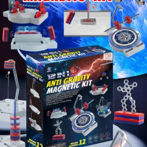 Magnet Science- 12 in 1 Physics Puzzle Science and Education Cutting-Edge Suspended Toy Set for STEM learning
