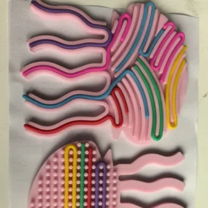 2025 New Double-Sided Silicone Children's Educational Toy Sensory Stress Relief Board Sensory Activity board