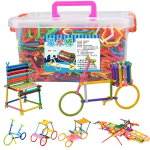 Clearance Sale: Children's Smart Stick Building Blocks Toy, Educational Magic Stick Puzzle, Illustration Toy for Boys and Girls, Toddler Baby