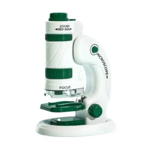 Portable Children's Microscope 180 Times High Definition Science Experiment Toy suit Science Excellent Horse Cross-border Hot Selling