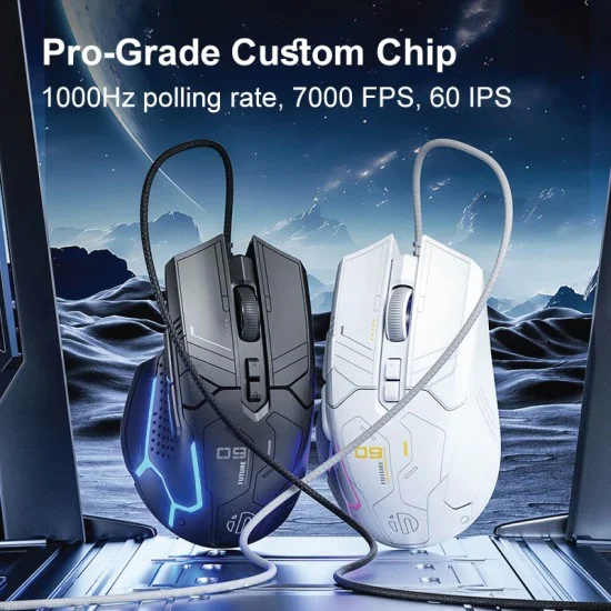 Inphic PG9 AI Design Wired Gaming Mouse - Image 2