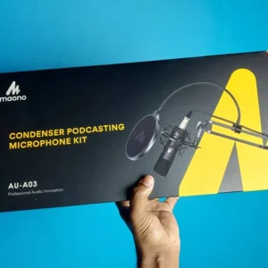 Condenser podcasting microphone kit