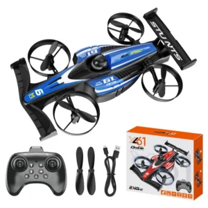 2-in-1 Hybrid Drone & Racing Car With Remote Control (Dual Mode)