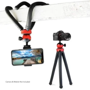 Octopus Tripod With Ball Head- Best For DSLR Or Smartphone Vlogging & Table Stand without mobile tripod