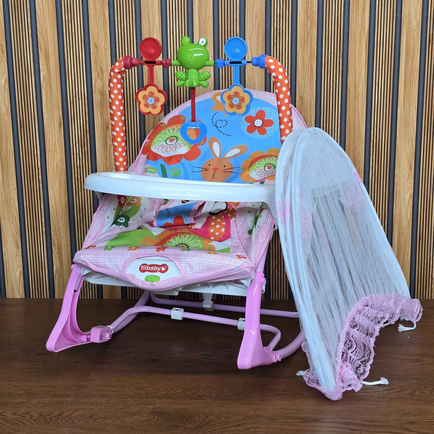 Ti Baby Toddler Rocking & Dining Chair with Mosquito Net
