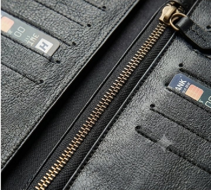 Premium Long Leather Wallet for Men & Women - Image 4