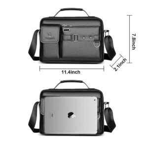 Men’s Pu Leather Shoulder Bag