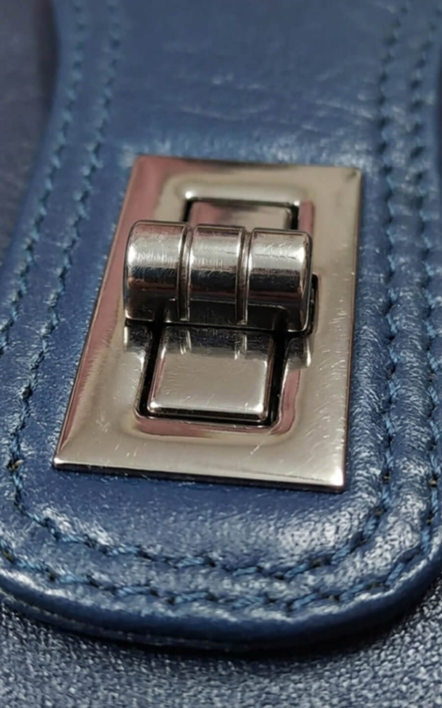 💼 Navy Blue Elegance — 100% Original Leather Bag - Image 2