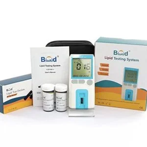 Bioaid 3-in-1 Lipid Testing Meter | Cholesterol HDL LDL TG Test Machine Bangladesh
