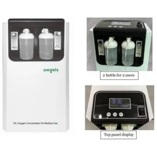 Owgels OZ-10-02 TW0 Dual Port Oxygen Concentrator | Shaior Bangladesh | Best Price - Image 2