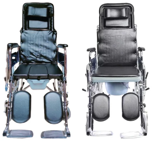 Manual Wheelchair with Commode Sleeping Patient Wheelchair Bangladesh